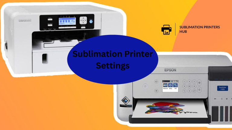 printer settings for sublimation